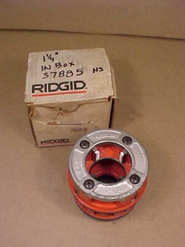 NEW RIDGID Pipe Die Head Complete 1 1/4” HS NPT No. 37885 NOS in Box High Speed