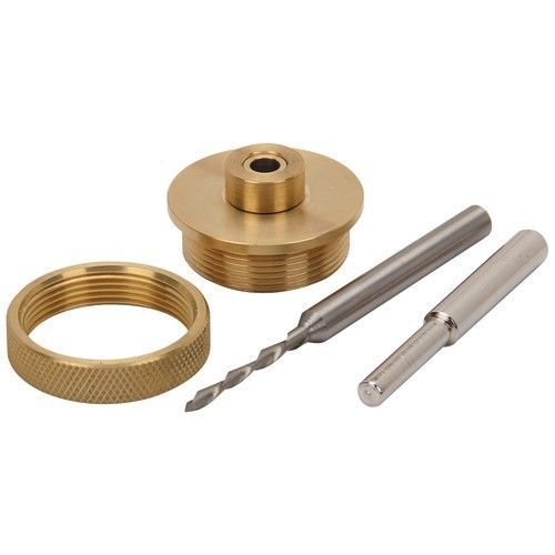 Solid Brass Router Inlay Kit w/ universal bushing with retainer nut etc etc NEW