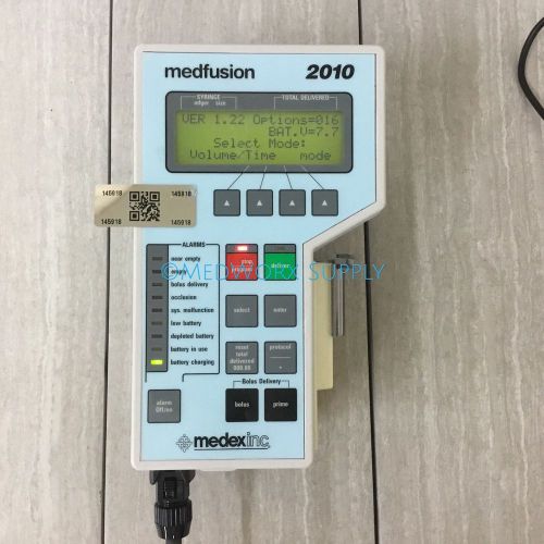Medex Medfusion 2010 Infuse System Syringe Automatic Pump Infusor 145918