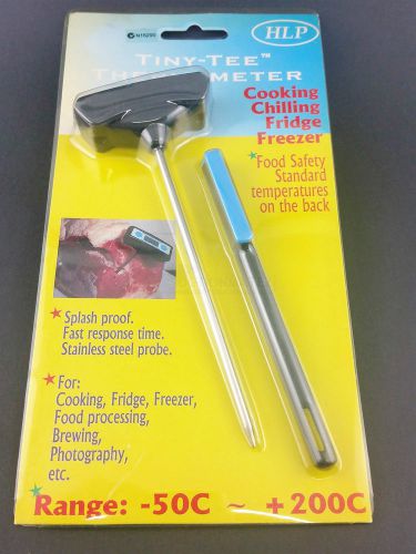 Tiny Tee Digital Probe Thermometer Data Hold Food Kitchen BBQ Thermo pen Brisket