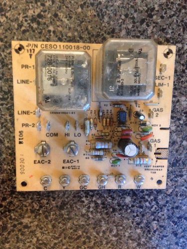 Carrier Bryant CESO110018-00 CES0110018-00 Furnace Fan Control Circuit Board