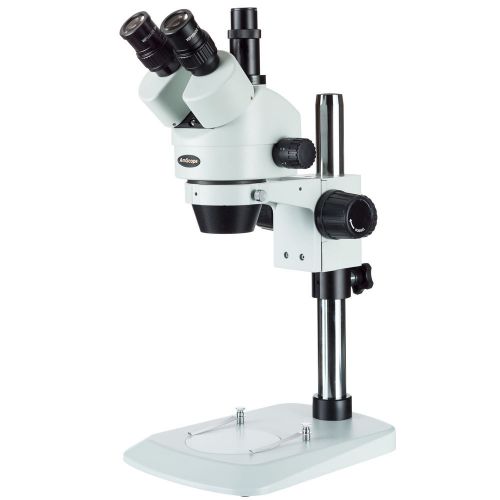 Amscope smzk-1tn 7x-45x stereo zoom inspection industrial microscope for sale