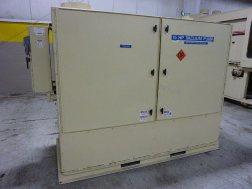 Novatec 15 hp vacuum pump vpu-15hp used #53692 for sale