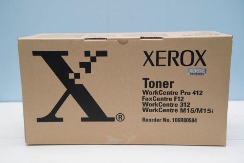 Xerox Black Toner 106R00584 WorkCentre Pro 412 / 312 / M15 / M15i FaxCentre F12