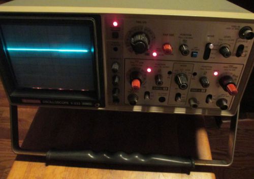 Hitachi V-222 20MHz Two Channel Oscilloscope