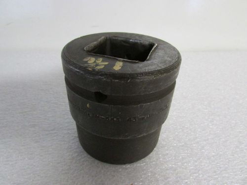 Snap on 1 11/16 im-545 43mm impact socket-6 point-shallow for sale