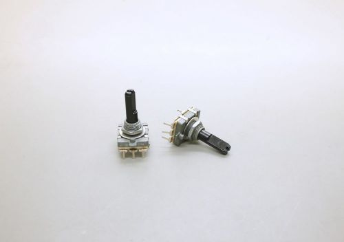 2 x ec16 rotary encoder 24 pulses 20mm d shaft pc mount 19mmx16mm body for sale