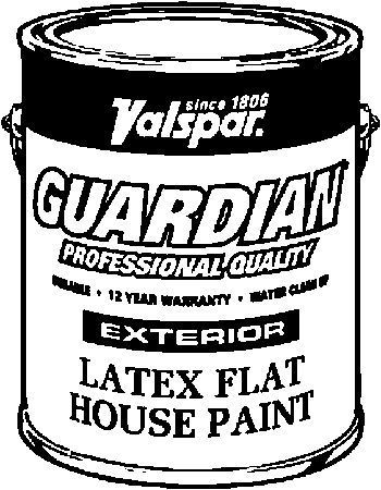 PAINT,EXT LTX FL WHITE/PST,5GL