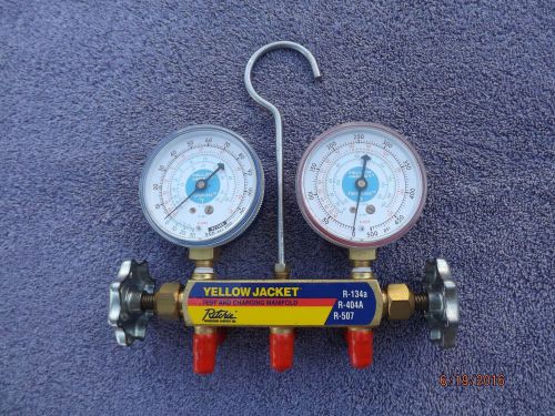 Yellow Jacket 41312 Manifold only, Psi, R-134A 404A and 507 NEW
