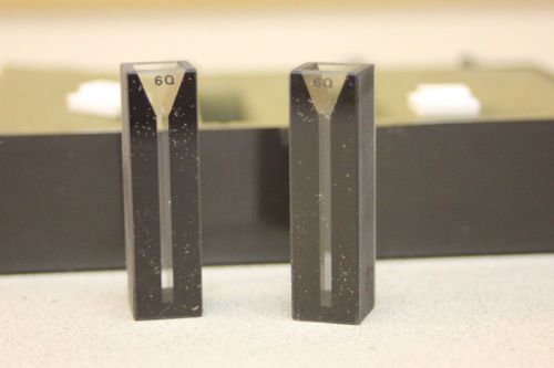 VWR 58016-505 Spectrophotometer Cells, UV, Micro, 10 mm,Black-Walled w/ stopper