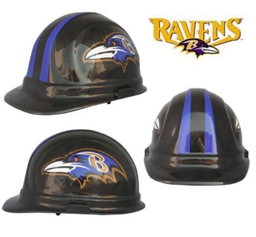 NEW Wincraft Baltimore Ravens Hard Hats, Ravens Hardhats with Ratchet Suspension