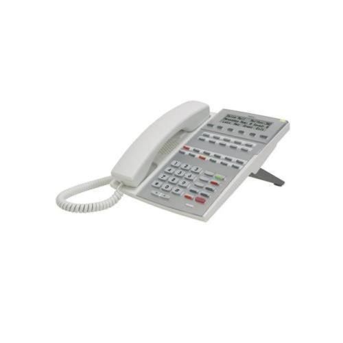 NEC DSX PHONE REFURB 1090020 22B WSTAND + W/all CORDS PLATINUM /TAN-- -Warranty