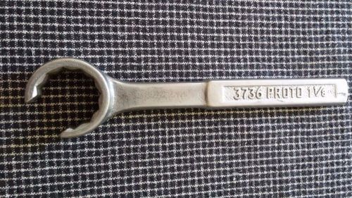 PROTO  VINTAGE  1-1/8&#034;  LINE / FITTING  WRENCH  (  3736  ) MADE  USA.