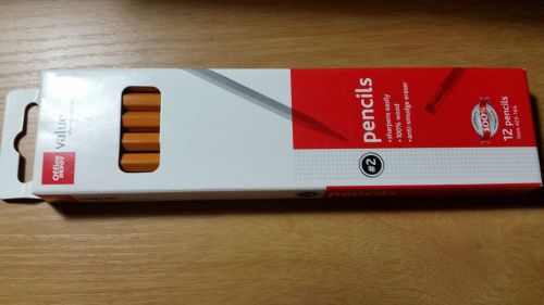 NUMBER 2 PENCIL, BOX OF 12 PENCILS.
