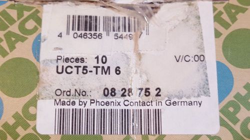 10 qty marker for terminal blocks - uct-tm 6 - 0828736 for sale