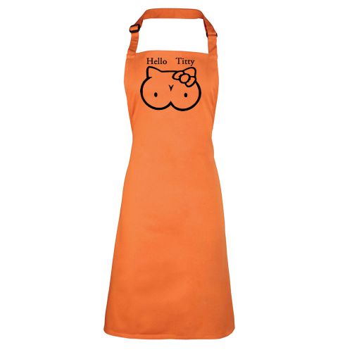 Hello Titty Apron Catering Chefwear Offensive Rude Funny TS263