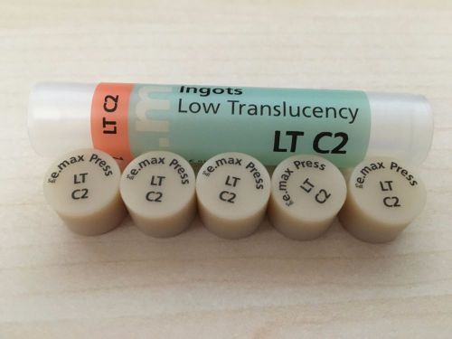 Ivoclar IPS Emax Press Ingots Low Trans LT-C2 Pressable Ceramic 5pk NEW