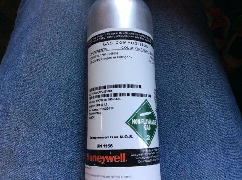 Calibration gas, 100 ppm isobutylene, 34l  new free ship #12d# for sale