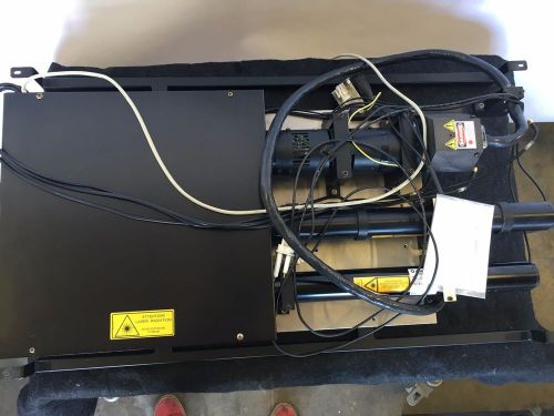 Complete gas laser unit w. 3 lasers.