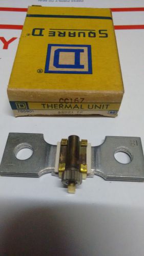 New square d cc167 overload heater thermal relay unit *original* for sale
