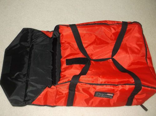 Rubbermaid COMMERCIAL  PRO SERVE Insulated Pizza Delivery Bag RED 9F37=00