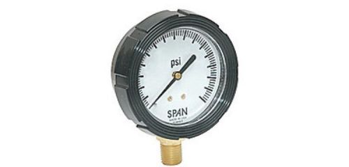 SPAN Pressure Gauge, Liquid Filled Gauge Type, 0 to 300 psi Range, 2-1/2&#034; Dial