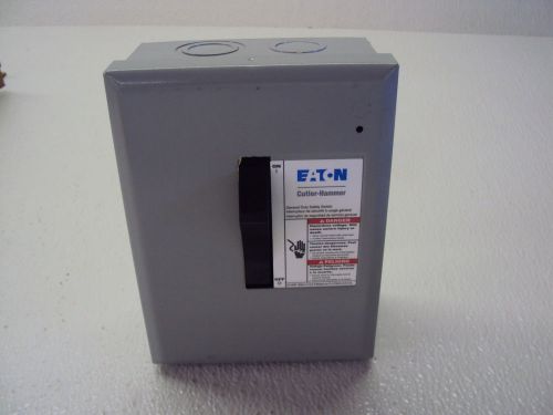 Eaton cutler hammer dp221ngb plug fuse safety switch series b 30a  new for sale