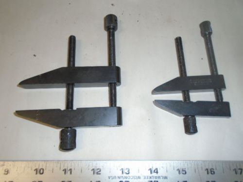 MACHINIST TOOL LATHE MILL Machinist Lot of 2 Starrett Parallel Clamps Clamp s