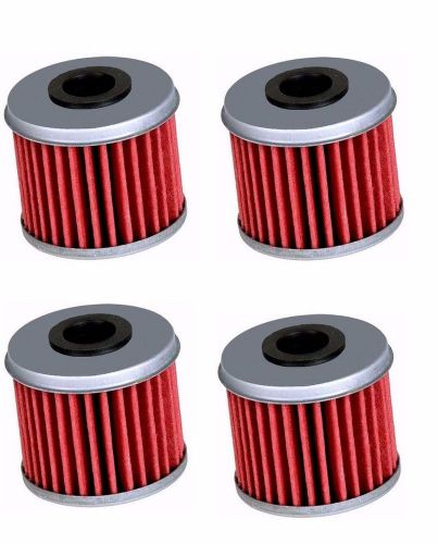 4 Oil Filters For Husqvarna &amp; Honda  CRF150R TRX450R TC250 TC250  Rep HF116