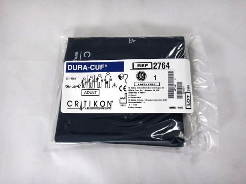 GE Critikon Blood Pressure Cuff Dura-Cuf 2764 (SINGLE CUFF) Adult