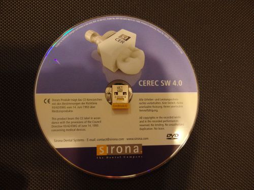 CEREC  Software v4.0  Dongle Softguard Drive 55 Paygo Units