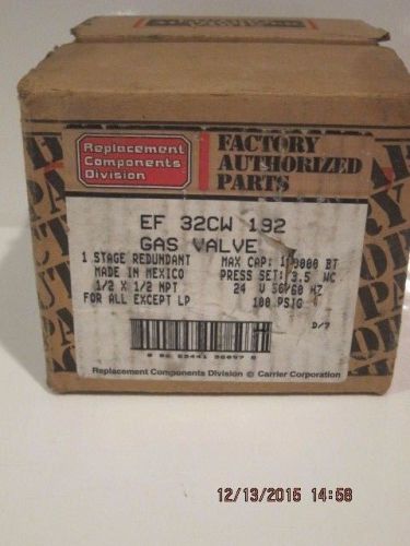 CARRIER, Factory Authorized PTS Gas Valve EF 32CW 192 FREE EX-SHIP NEW W/O DOCS!