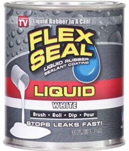 Flex Seal Liquid Giant Gallon (White) Brush,Roll,Dip,Pour! 32 oz  LOWEST PRICE!