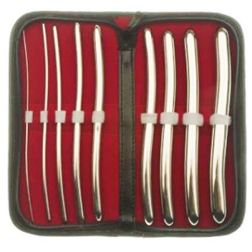Hegar Dilators Set Consist of 8 Pieces From 3/4mm----17/18mmm With Case