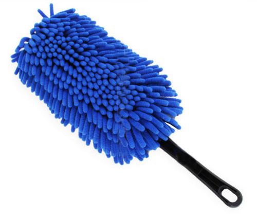 Car Cleaning Supplies Car Wash Brush Dust Removal Bust  - Blue