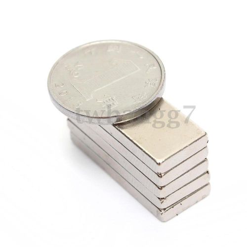 5/10/20Pcs N52 Block Bar Fridge Magnet Neodymium NdFeB Strong 25x10x3mm Nickel