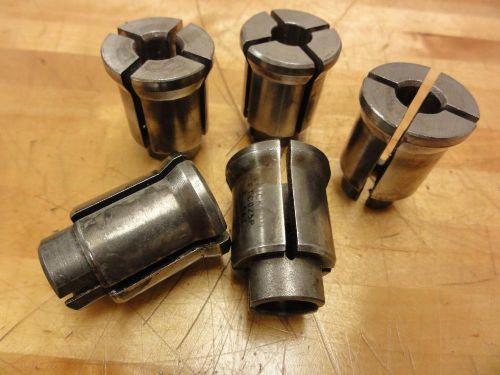 (5) CLEAN KENNAMETAL ERICKSON &#034;F&#034; STYLE TAP COLLETS FTC tapping collet cnc