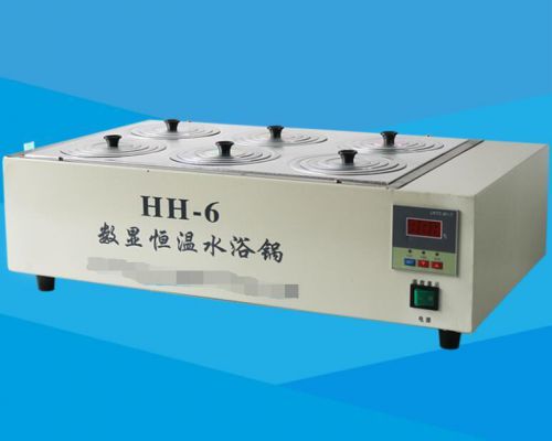 HH-6 Digital Lab Thermostatic Water Bath Six Holes Electric Heating 220V e