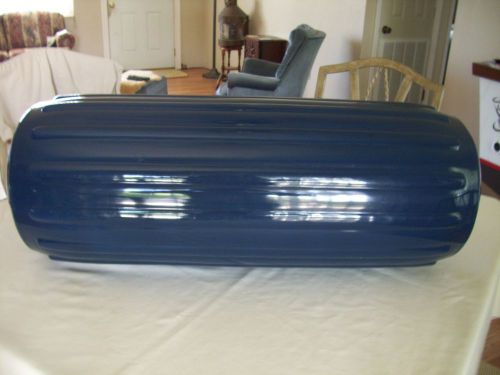NEW Taylor Made  Big B Inflatablel Boat Fender w/ Center Rope Tube 34 X 12 NAVY
