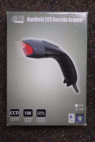 Adesso Handheld CCD Barcode Scanner NuScan 2100U USB 2 of 4