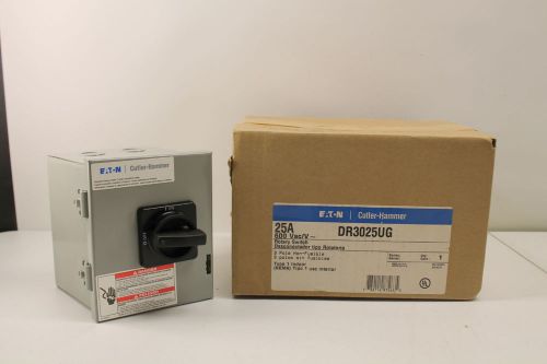 Eaton Disconnect DR3025UG 25A 600V 3P NIB