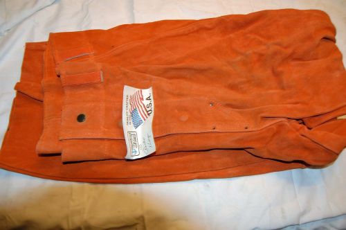 Anchor Brand XL Orange Leather Welding Pants