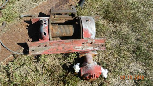 Tulsa hydraulic winch assy  8d  heavy duty with hyd motor for sale