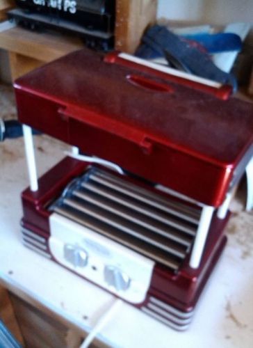 Retro Nostalgic Electrics Hotdog Maker Red
