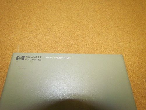 AGILENT/ HP 11613A  CALIBRATOR
