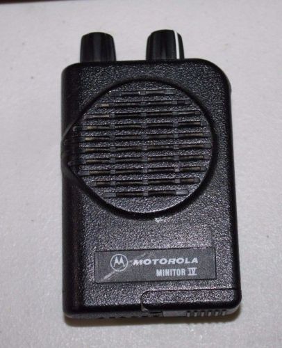 Motorola Minitor IV A03KUS7239BC 2 Channel VHF High Band 143-174 MHz Pager     L