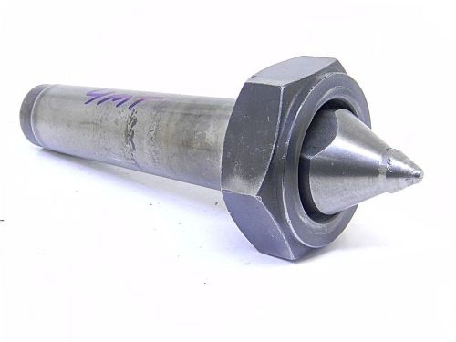 Used dead center lathe #4mt w/threaded nut point dia. 1.25&#034; for sale