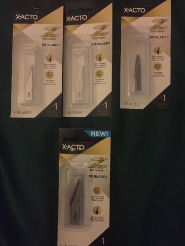 X-ACTO Z Series 15 #11Blades-5 #2 Blades 20 Blades Total