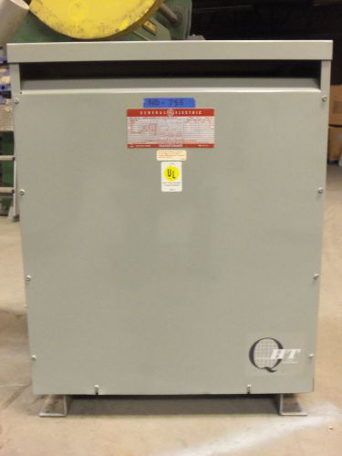 Ge 112.5kva transformer 3 phase 480v-208v/120v delta wye 460v 230v 220v nd755 for sale