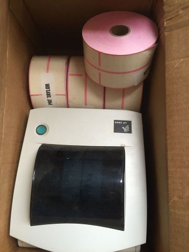 Zebra LP 2844-Z Label Thermal Printer And Rolls Of Labels A must own!